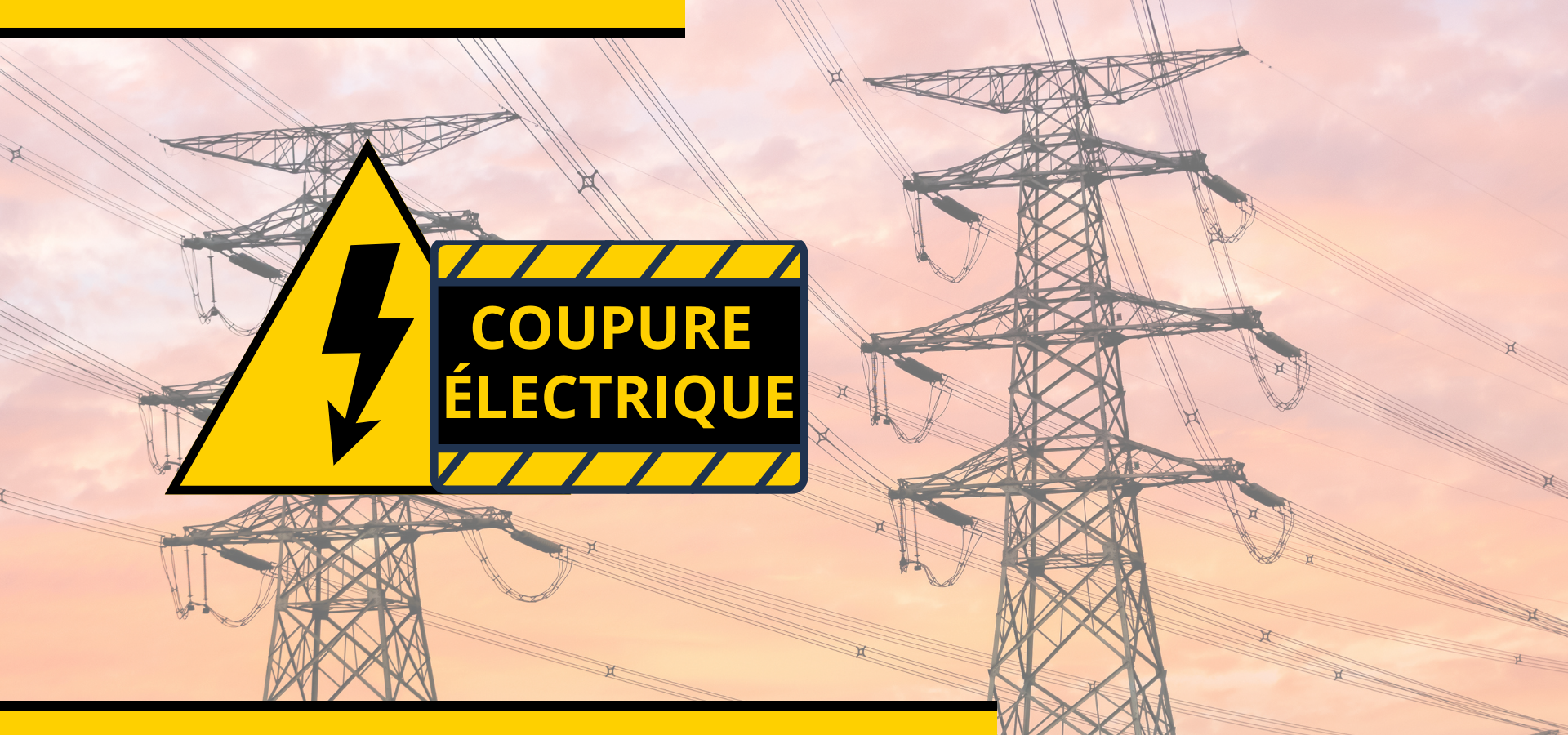 Coupure d’électricité sur le territoire le 28 mai de 9h15 à 11h45